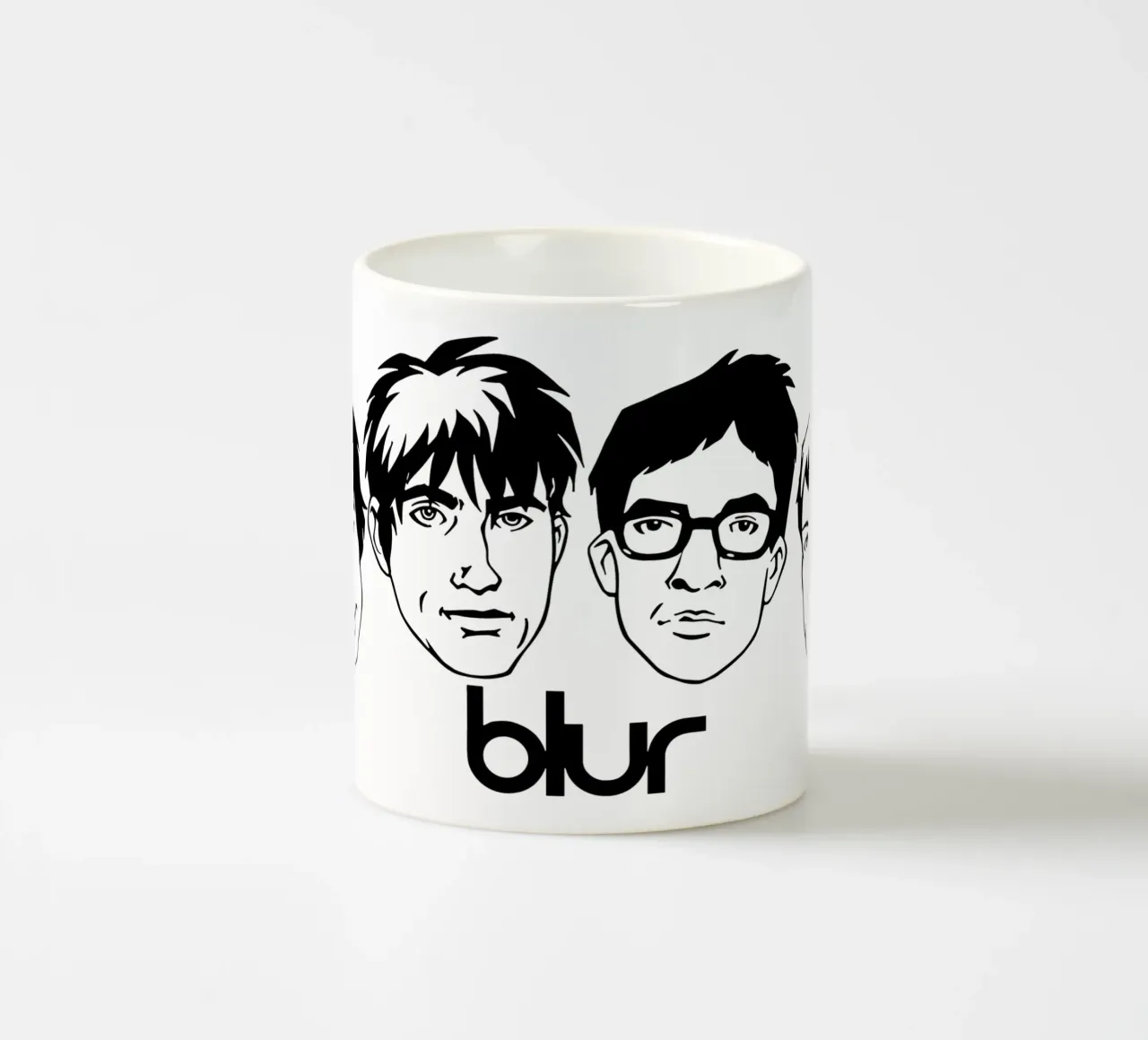 Blur Awsome Keramik Tasse von FKochStudio