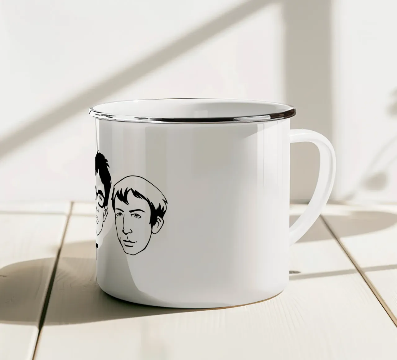 Blur Awsome taza de esmalte de FKochStudio