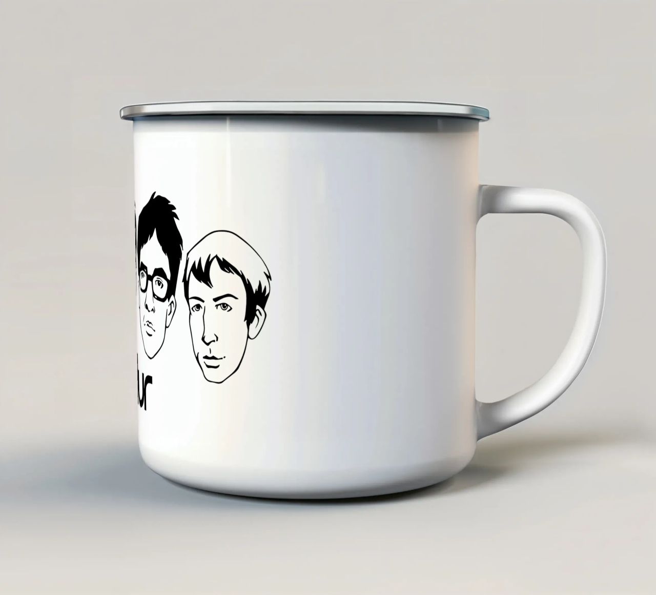 Blur Awsome mug en émail de FKochStudio