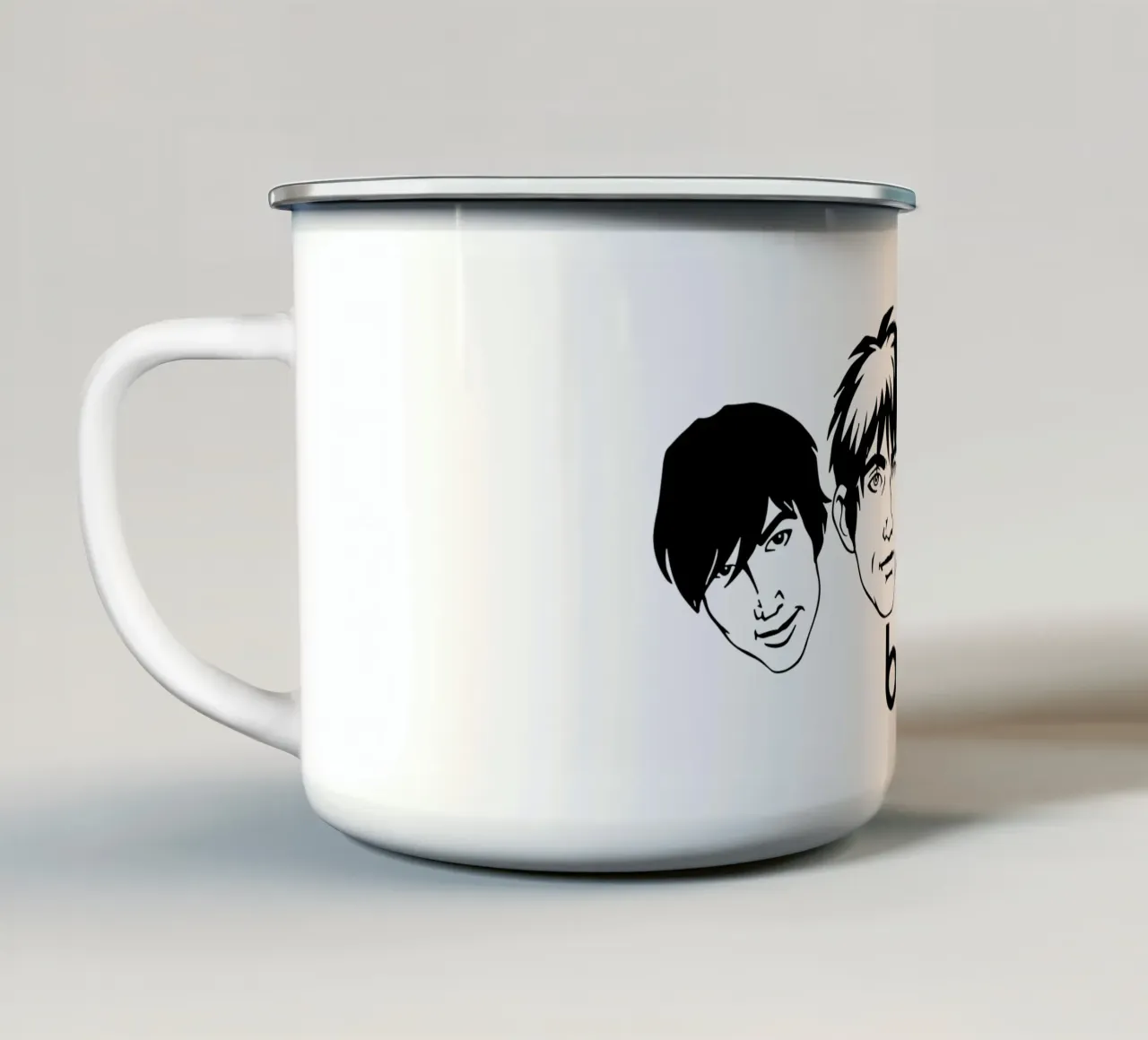 Blur Awsome taza de esmalte de FKochStudio