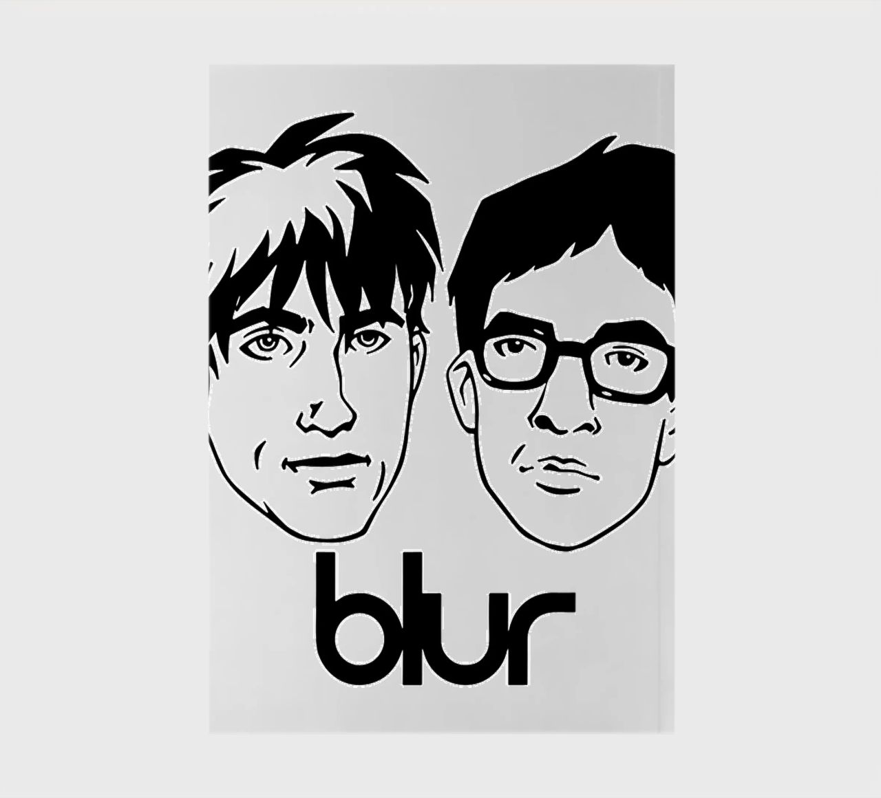 Blur Awsome carnet de notes de FKochStudio