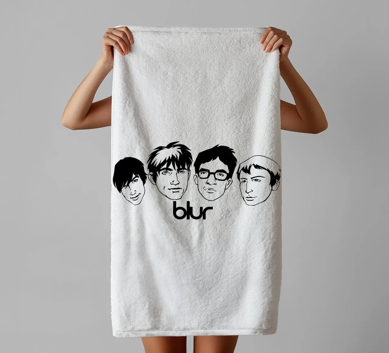 Blur Awsome Handtuch von FKochStudio