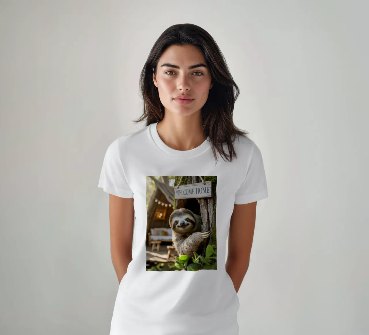 Benvenuto a casa Faultier t-shirt da SlothStella