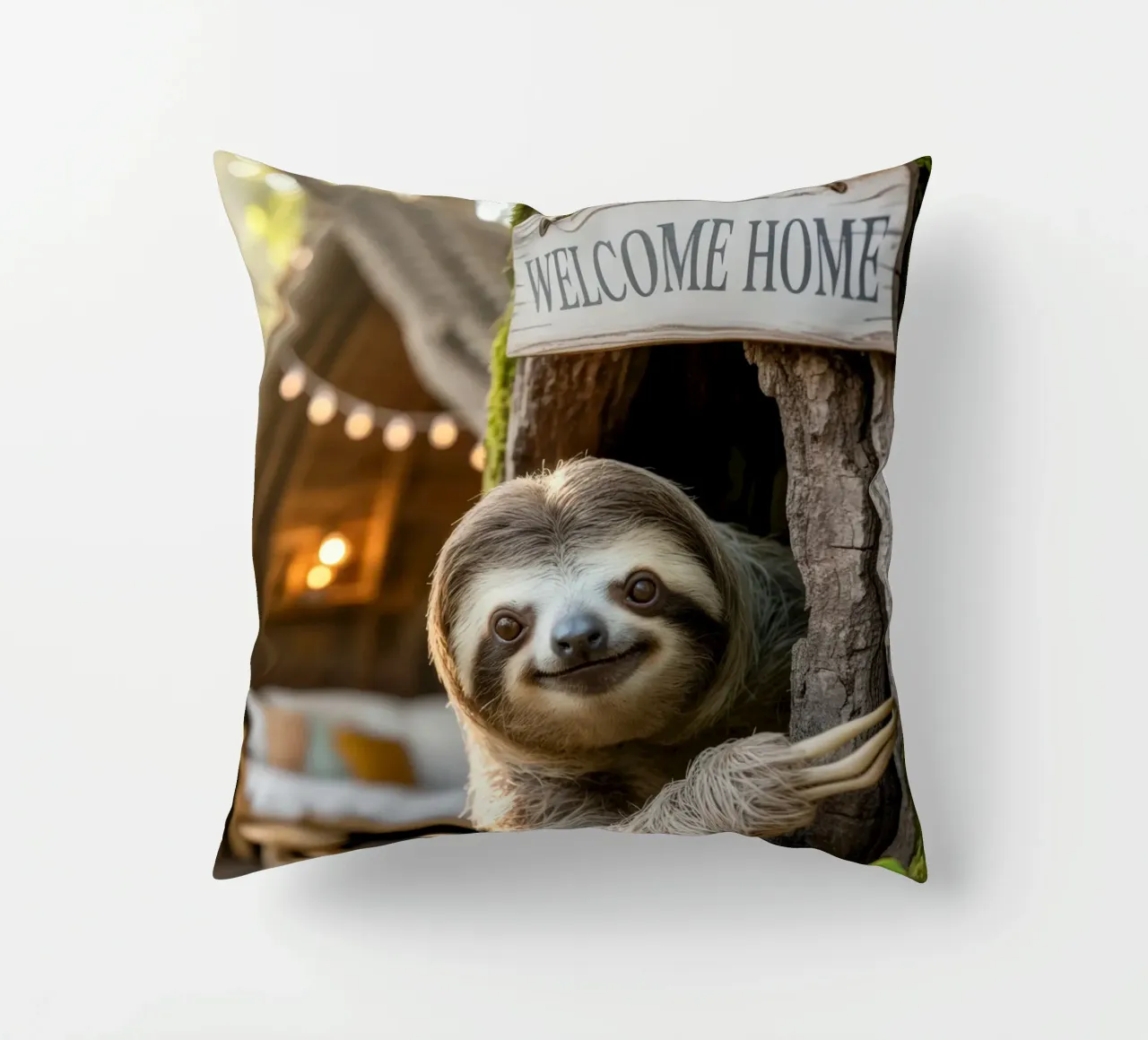 Benvenuto a casa Faultier cuscino da SlothStella