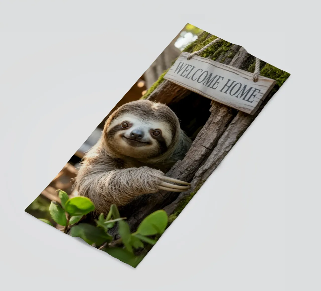 Benvenuto a casa Faultier telo mare da SlothStella