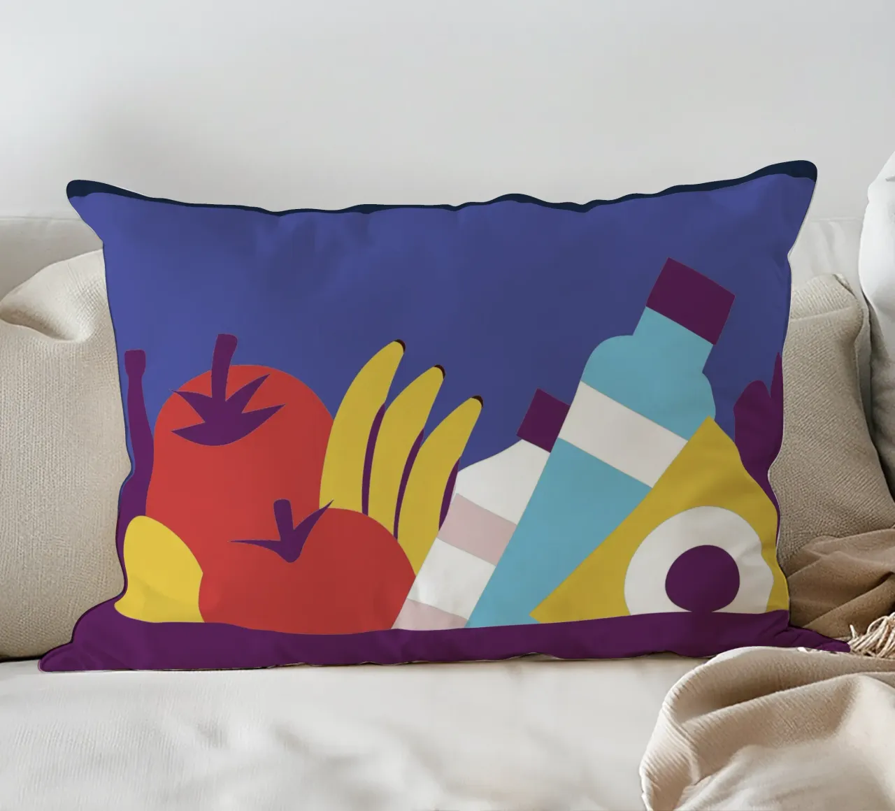 Shopping di frutta cuscino da LOOK DIFFERENT