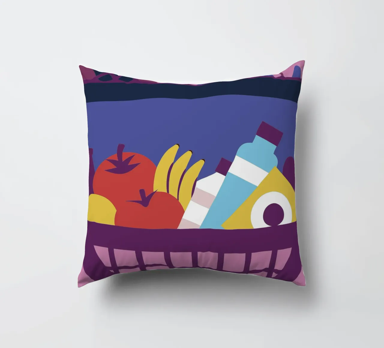 Shopping di frutta cuscino da LOOK DIFFERENT