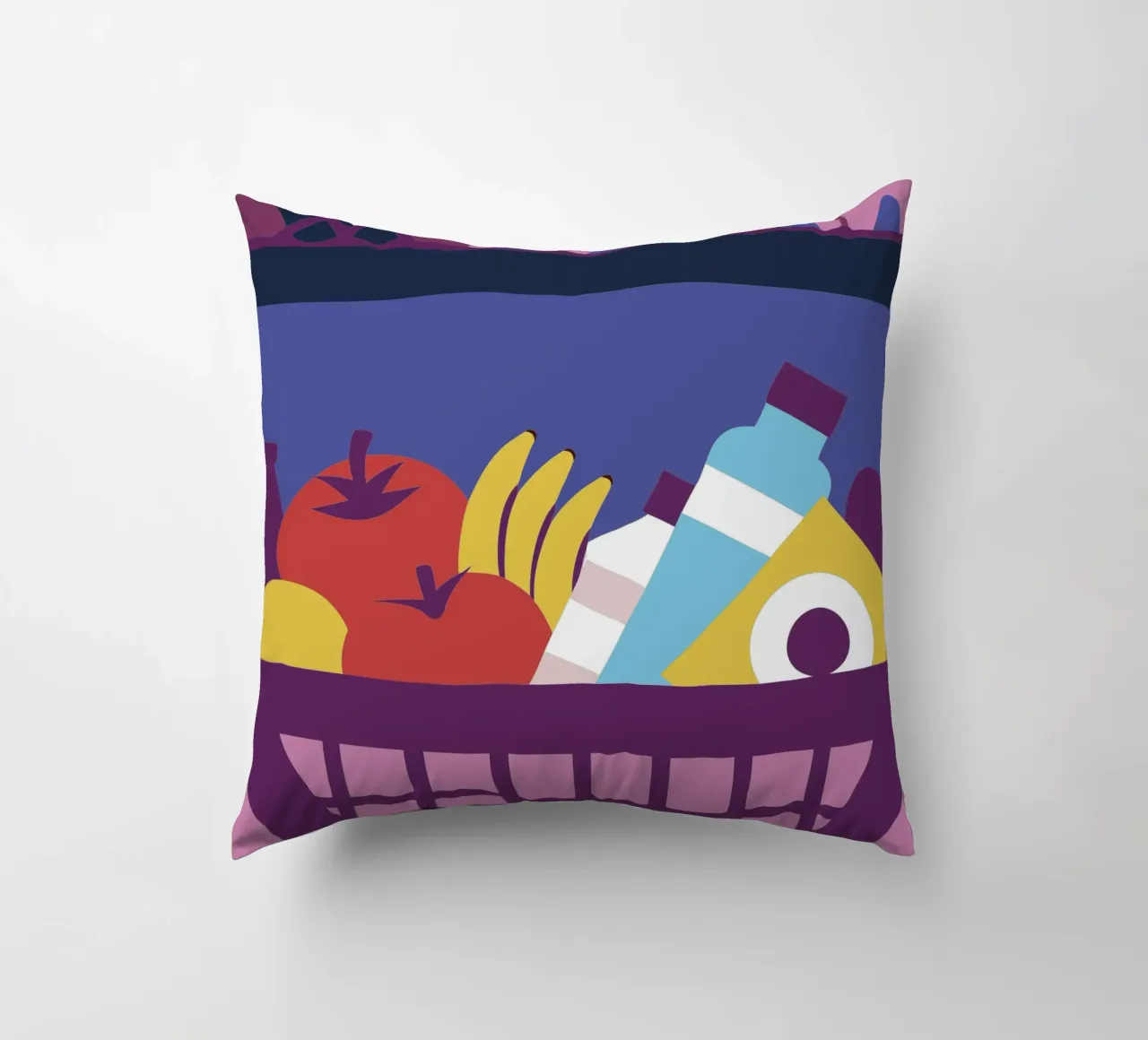 Shopping di frutta cuscino da LOOK DIFFERENT