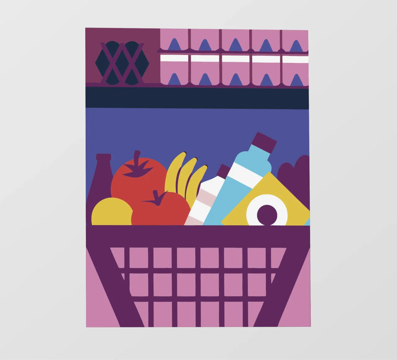 Shopping for Fruits photo wallpaper by LOOK DIFFERENT