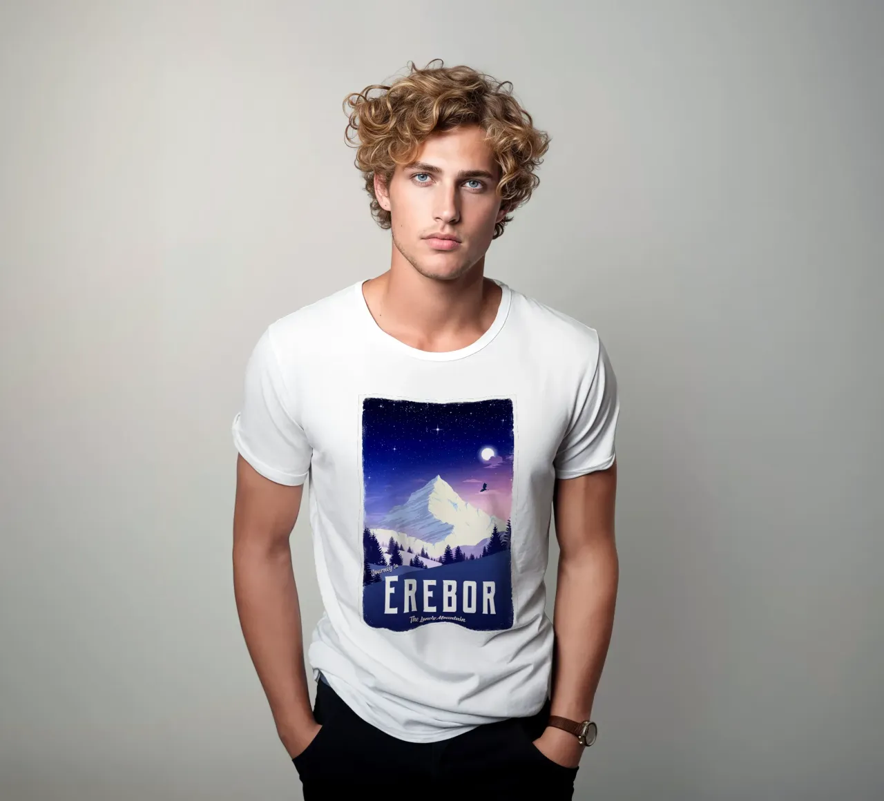Viaggio a Erebor t-shirt da Alice Slatera