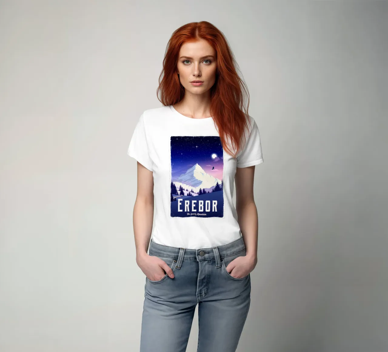 Viaggio a Erebor t-shirt da Alice Slatera
