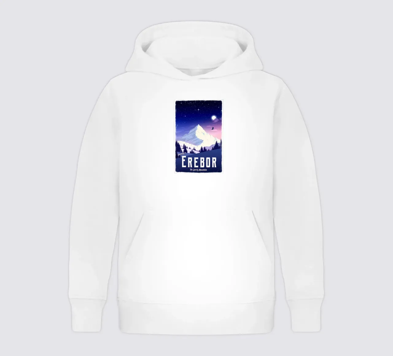 Journey To Erebor kids hoodie by Alice Slatera