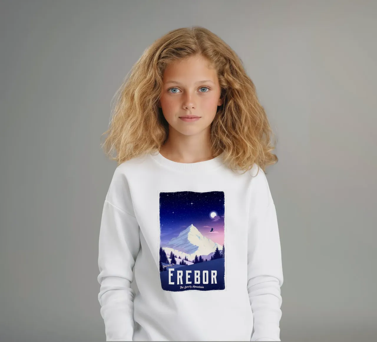 Viaggio a Erebor felpa bambino da Alice Slatera