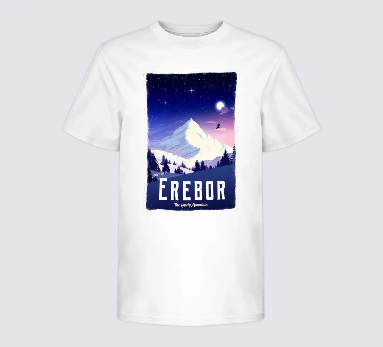 Journey To Erebor kids t-shirt by Alice Slatera