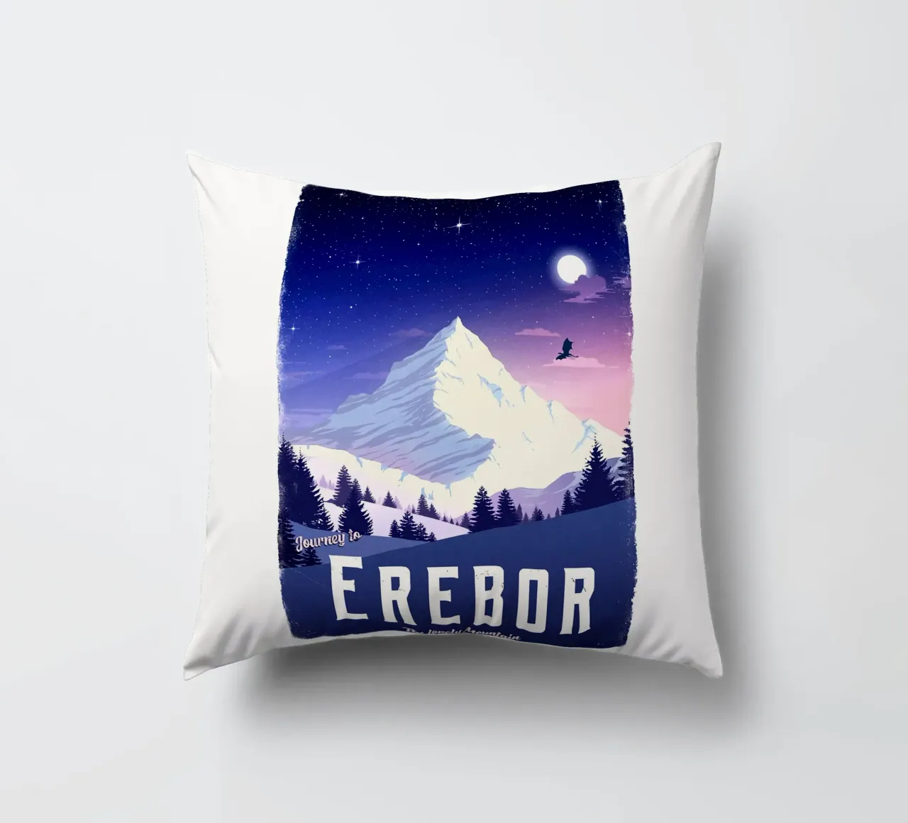 Viaggio a Erebor cuscino da Alice Slatera