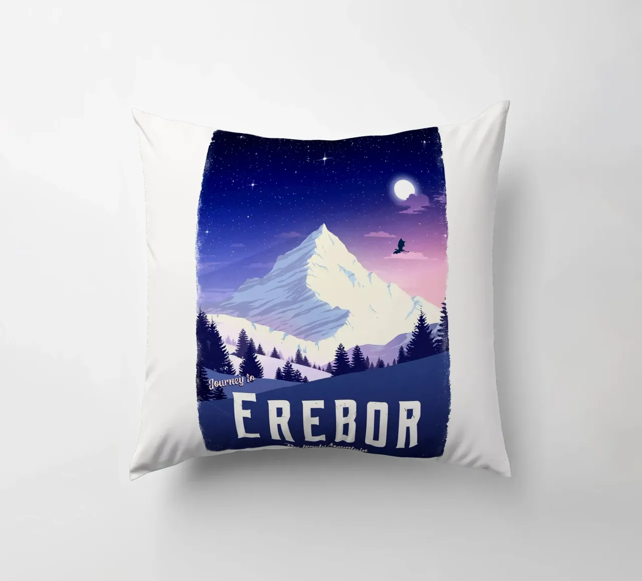 Viaggio a Erebor cuscino da Alice Slatera