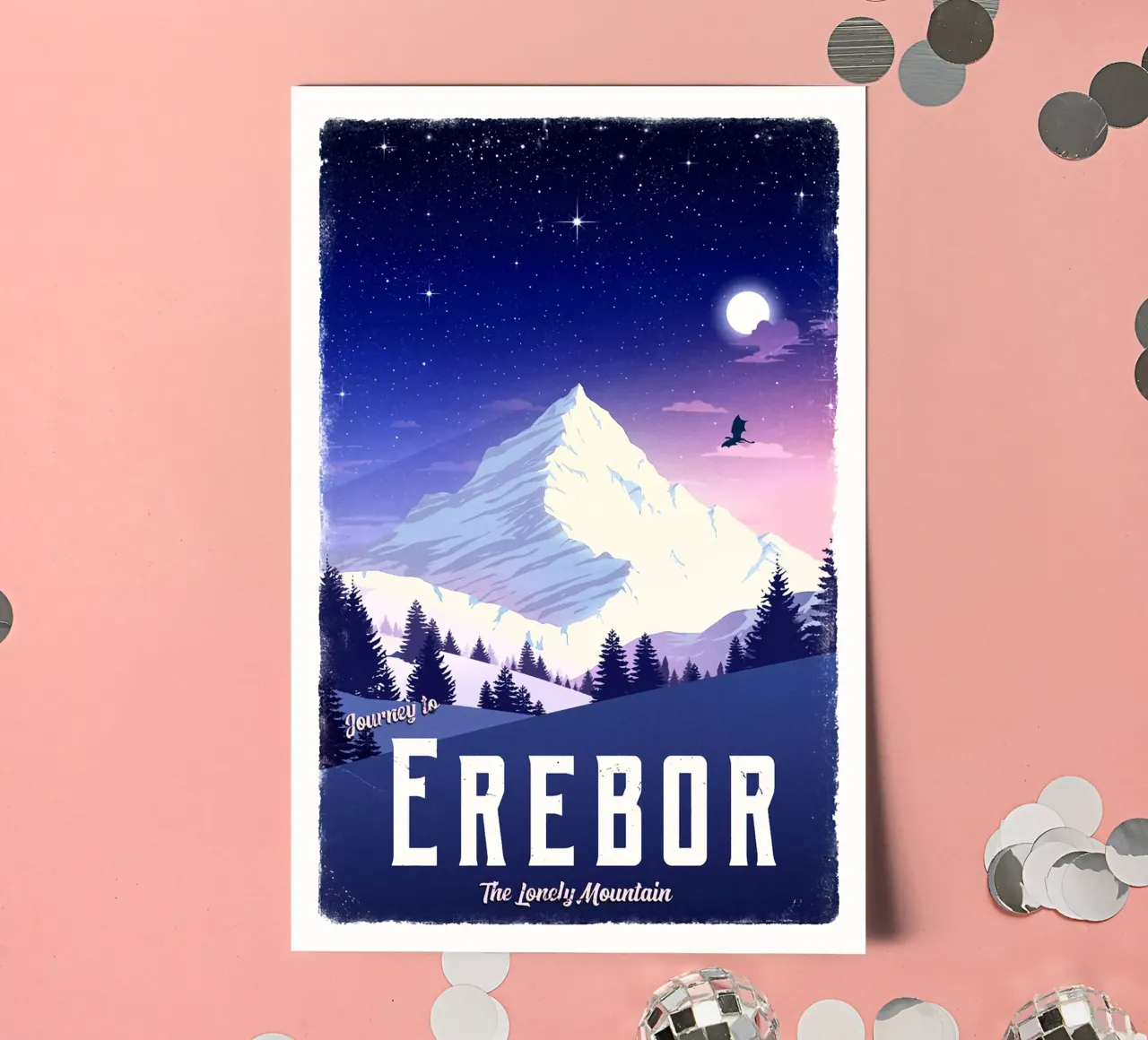 Reise nach Erebor Stickerbogen von Alice Slatera