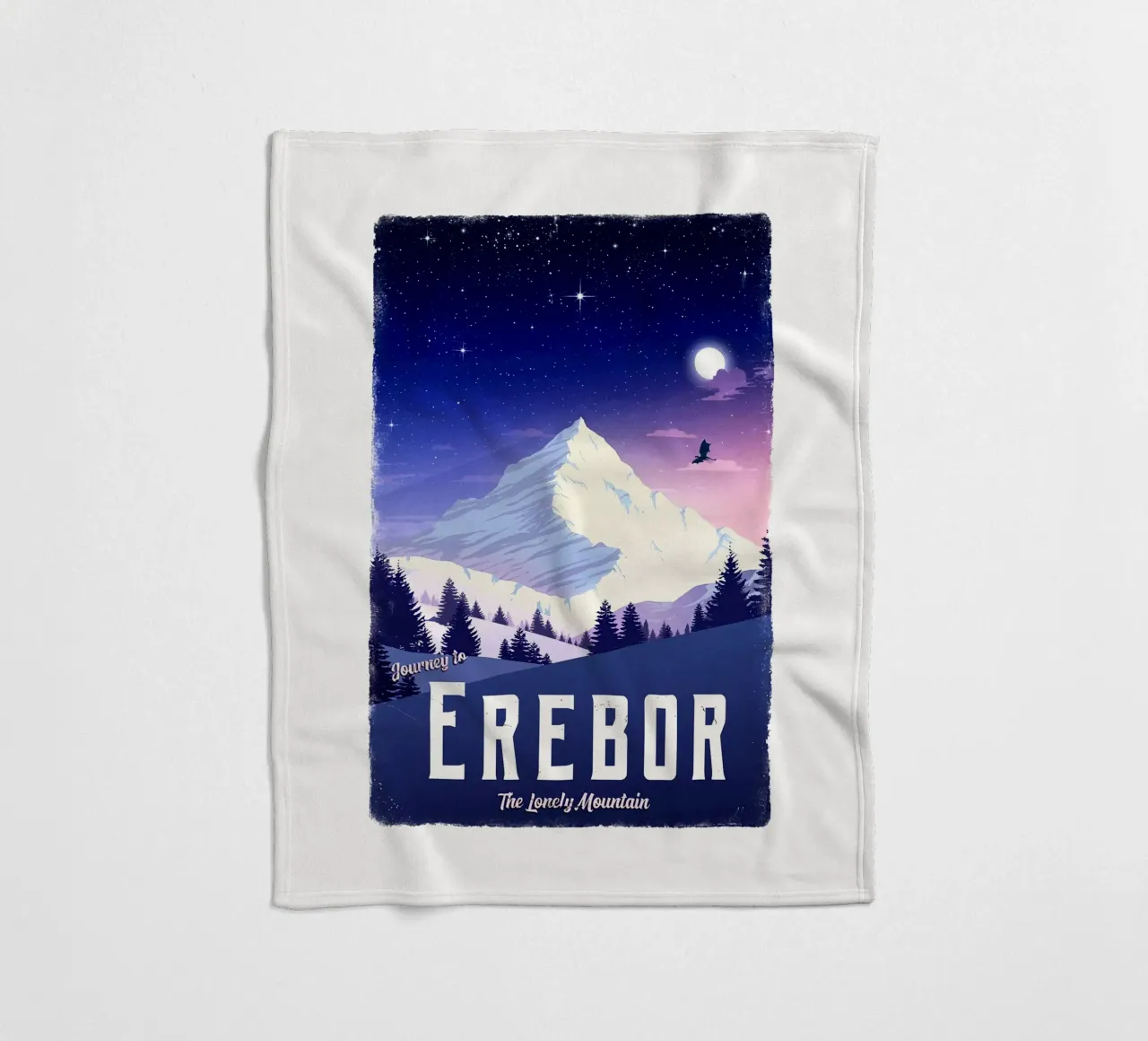 Viaggio a Erebor coperta in pile da Alice Slatera