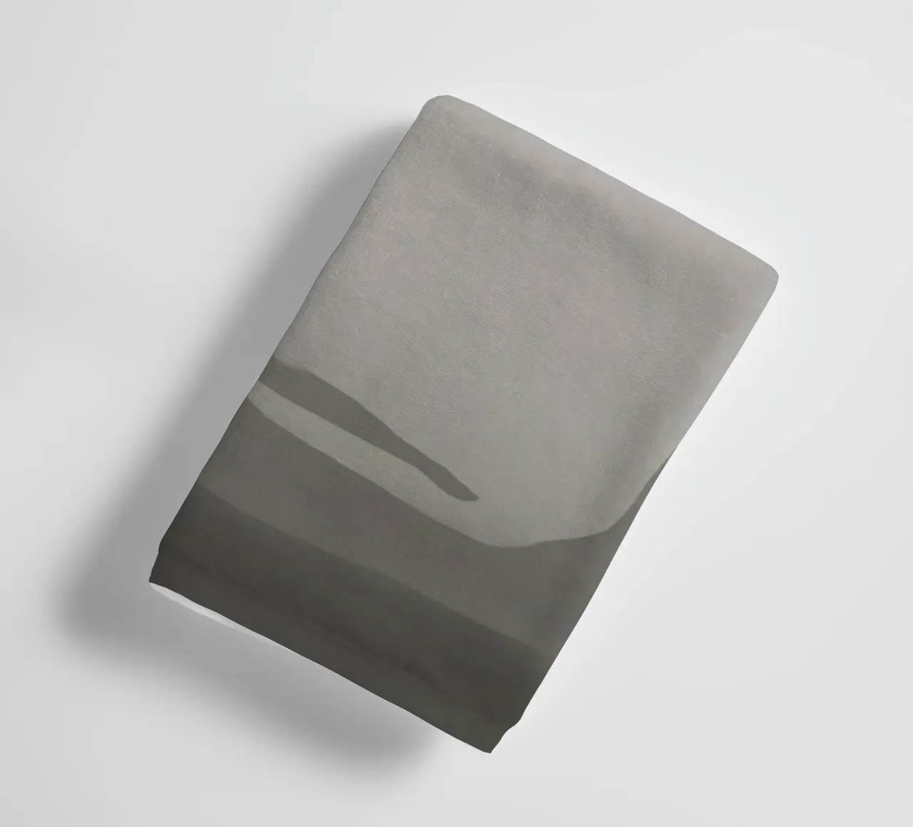 Scultura minimale in scala di grigi asciugamano da bagno da Little Dean