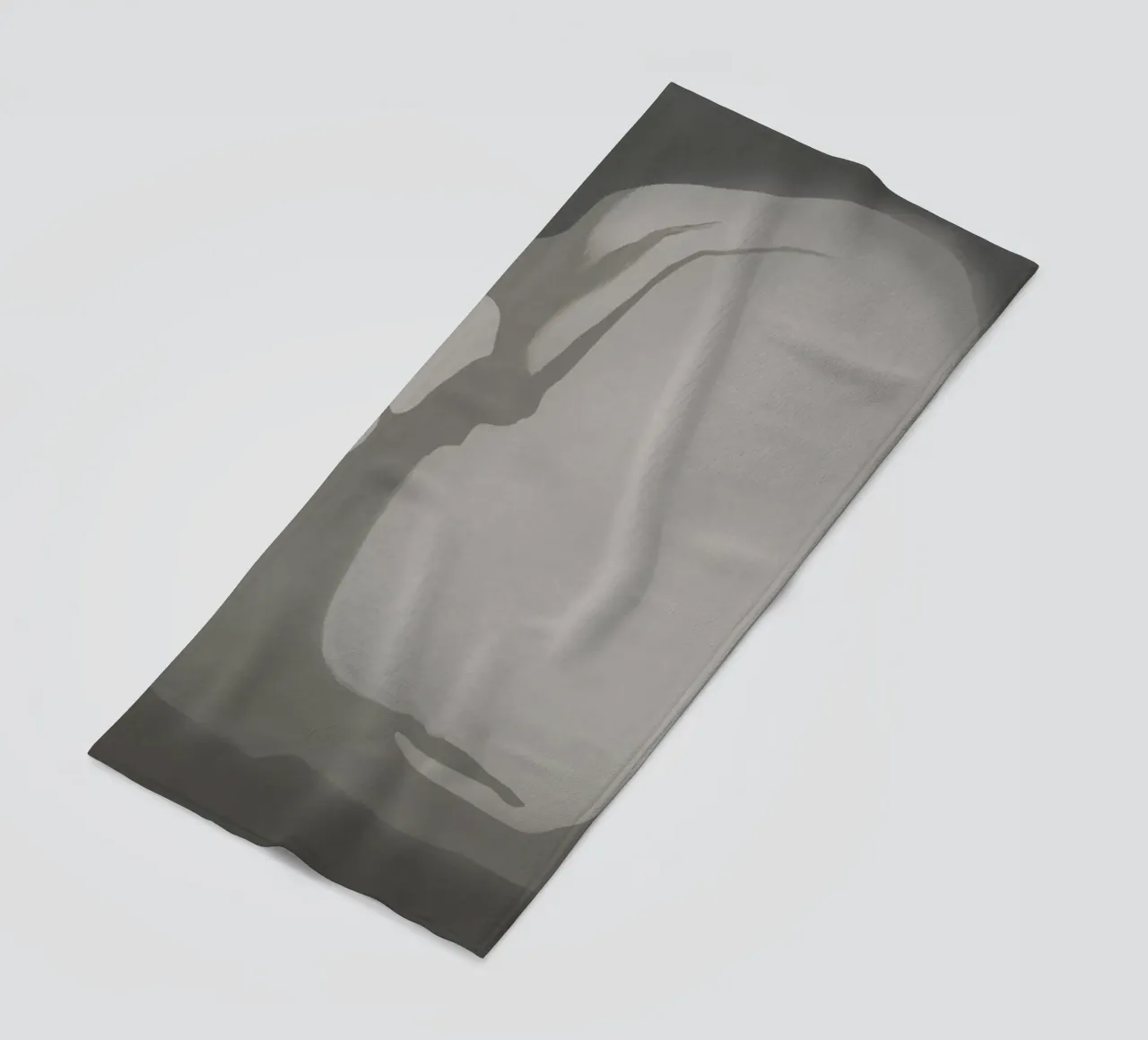 Scultura minimale in scala di grigi telo mare da Little Dean