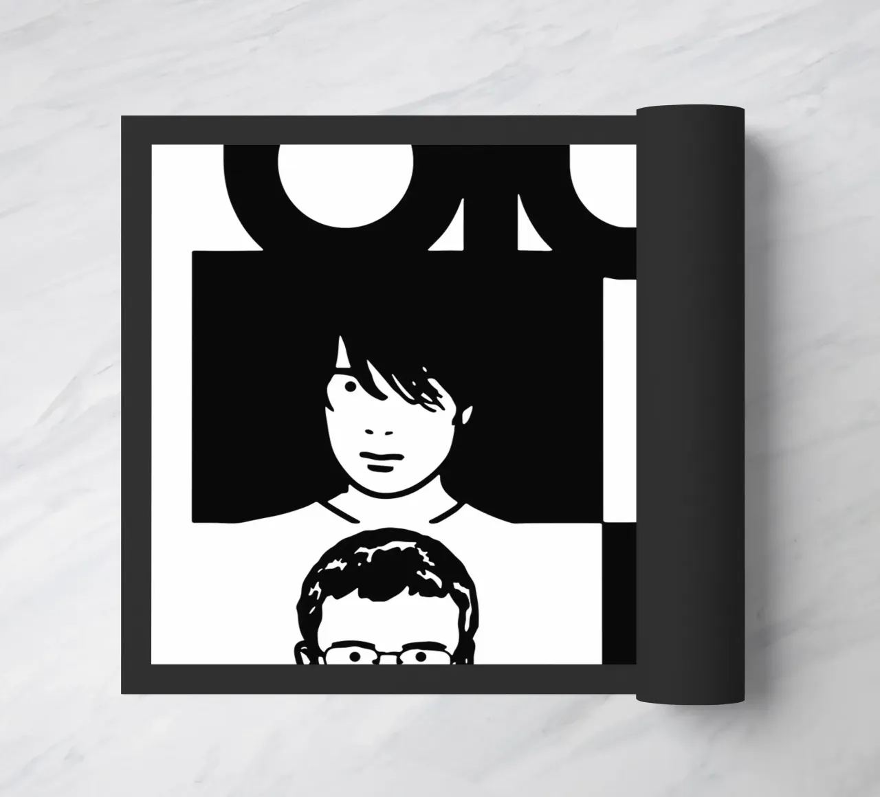 Desenfoque en blanco y negro felpudo de FKochStudio