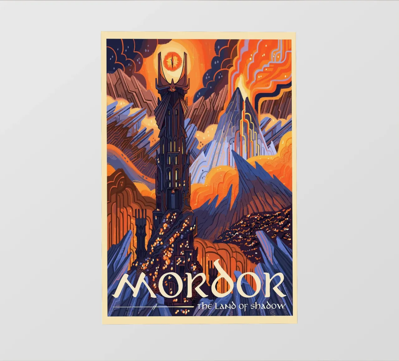 Mordor telo in pvc da Alice Slatera