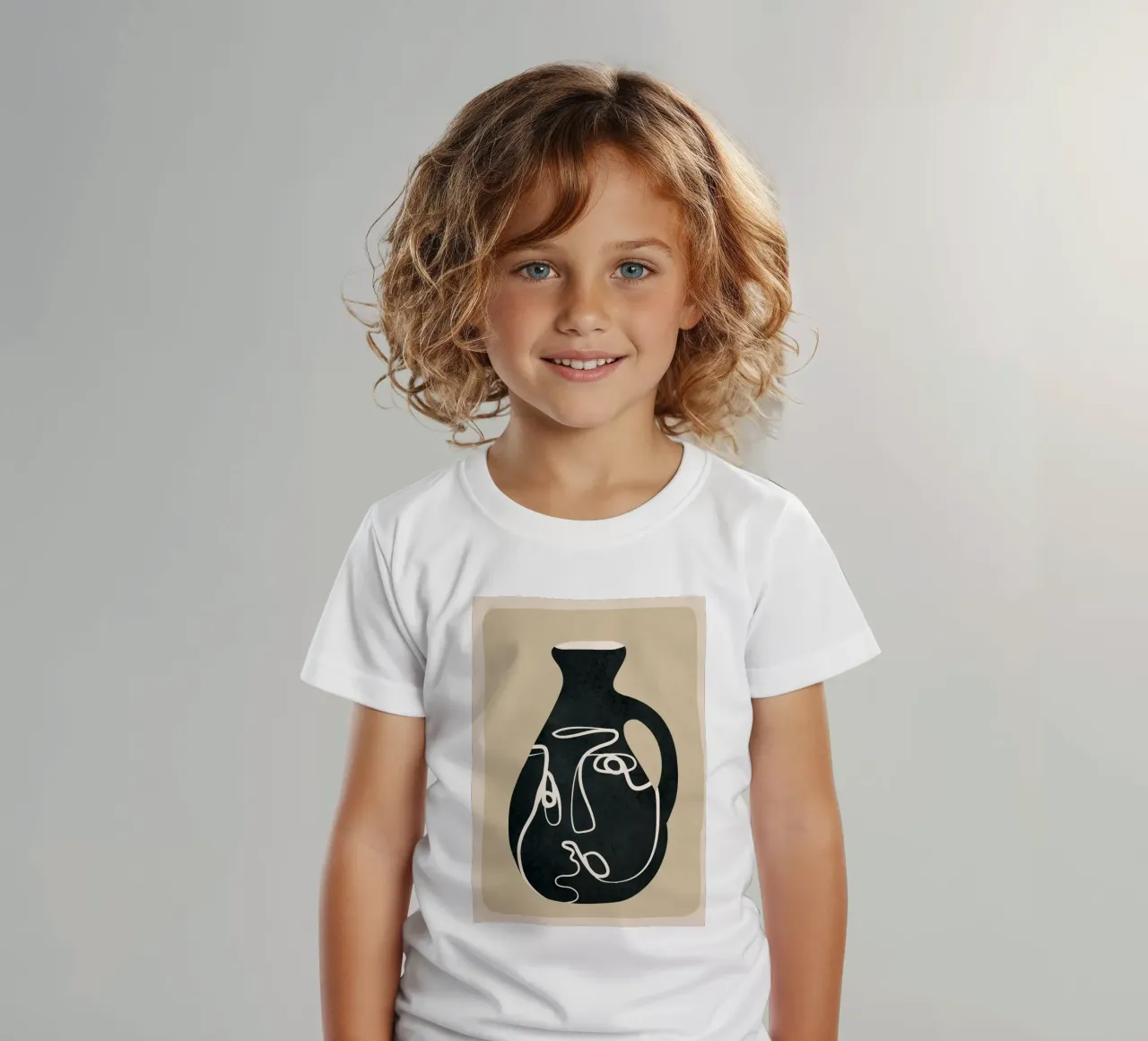 Abstract Art Vase 9 t-shirt enfant de Flow Line