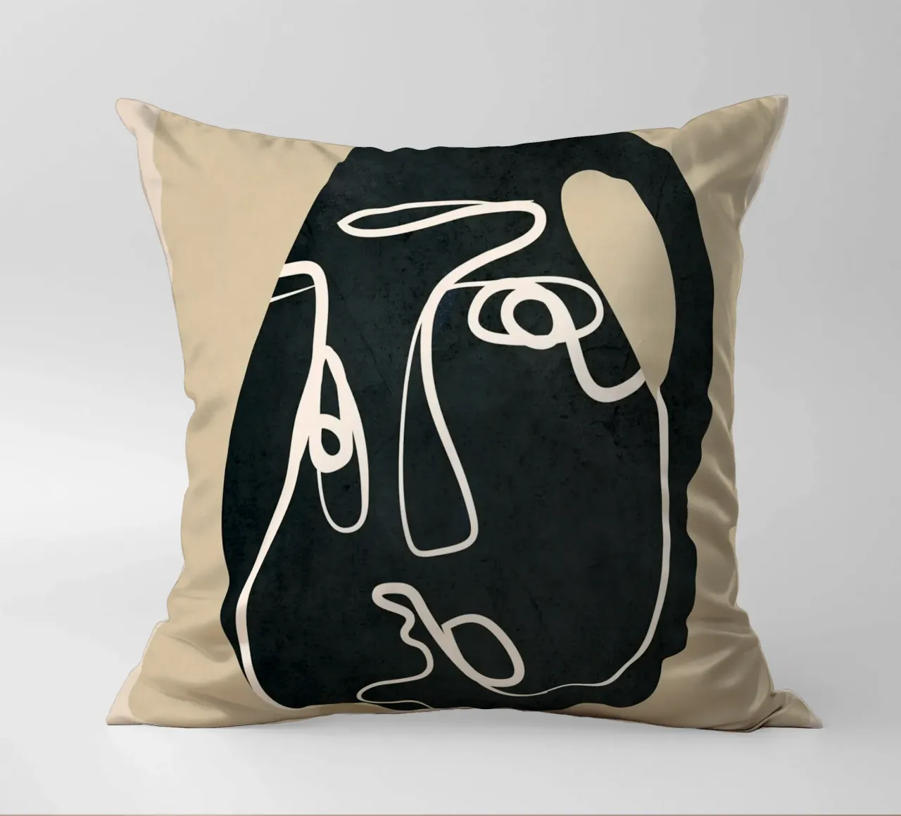 Abstract Art Vase 9 cuscino da Flow Line