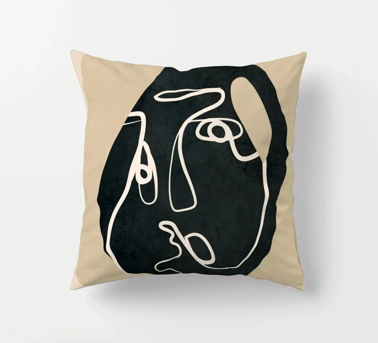 Abstract Art Vase 9 cuscino da Flow Line