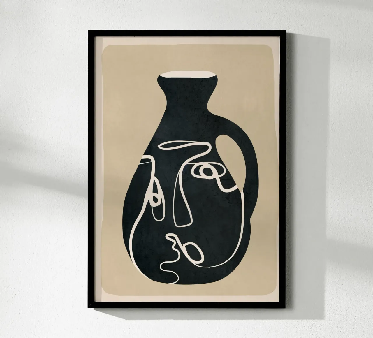 Abstract Art Vase 9 carta hahnemühle da Flow Line