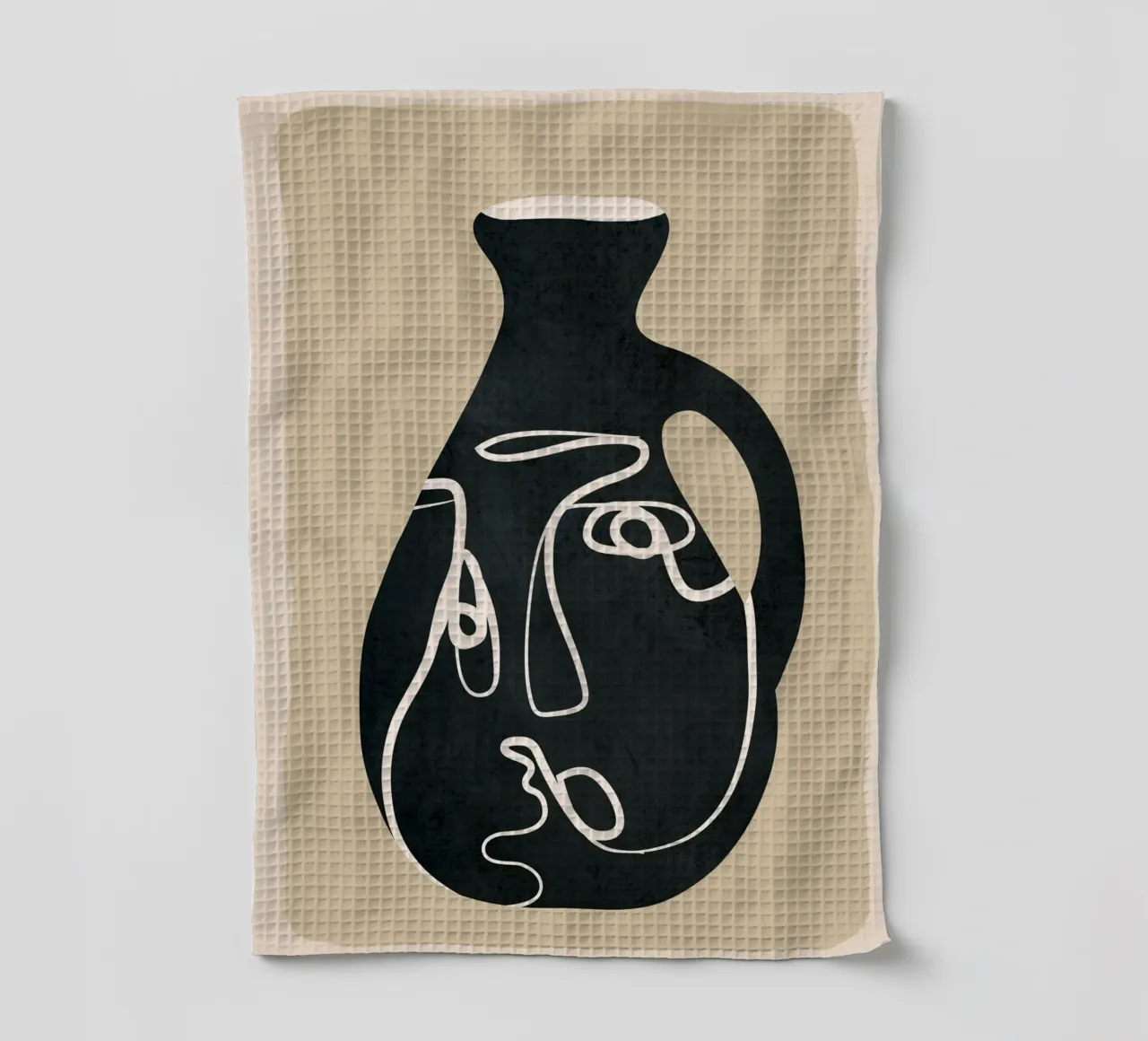 Abstract Art Vase 9 canovaccio da cucina da Flow Line