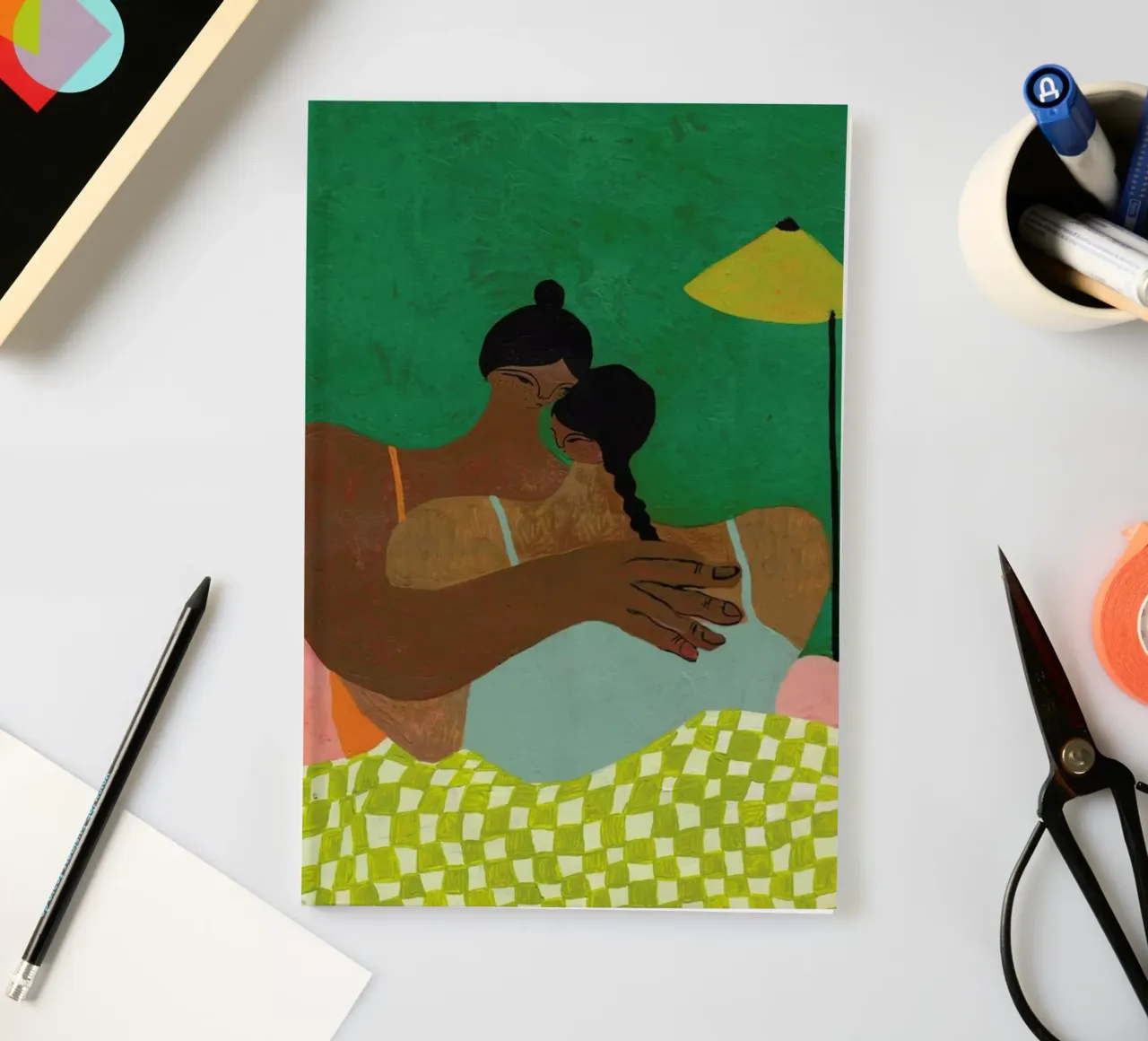 Hug notebook by Nudes and Croissants