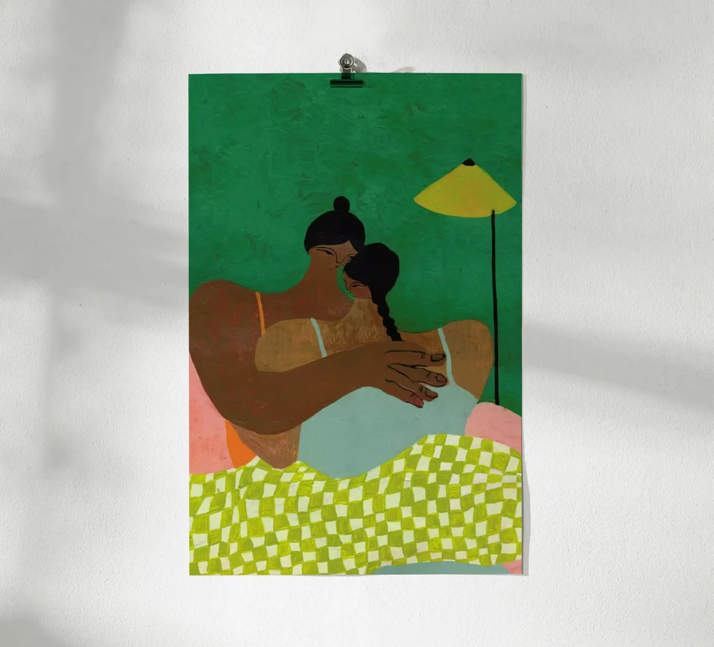 Hug Poster von Nudes and Croissants