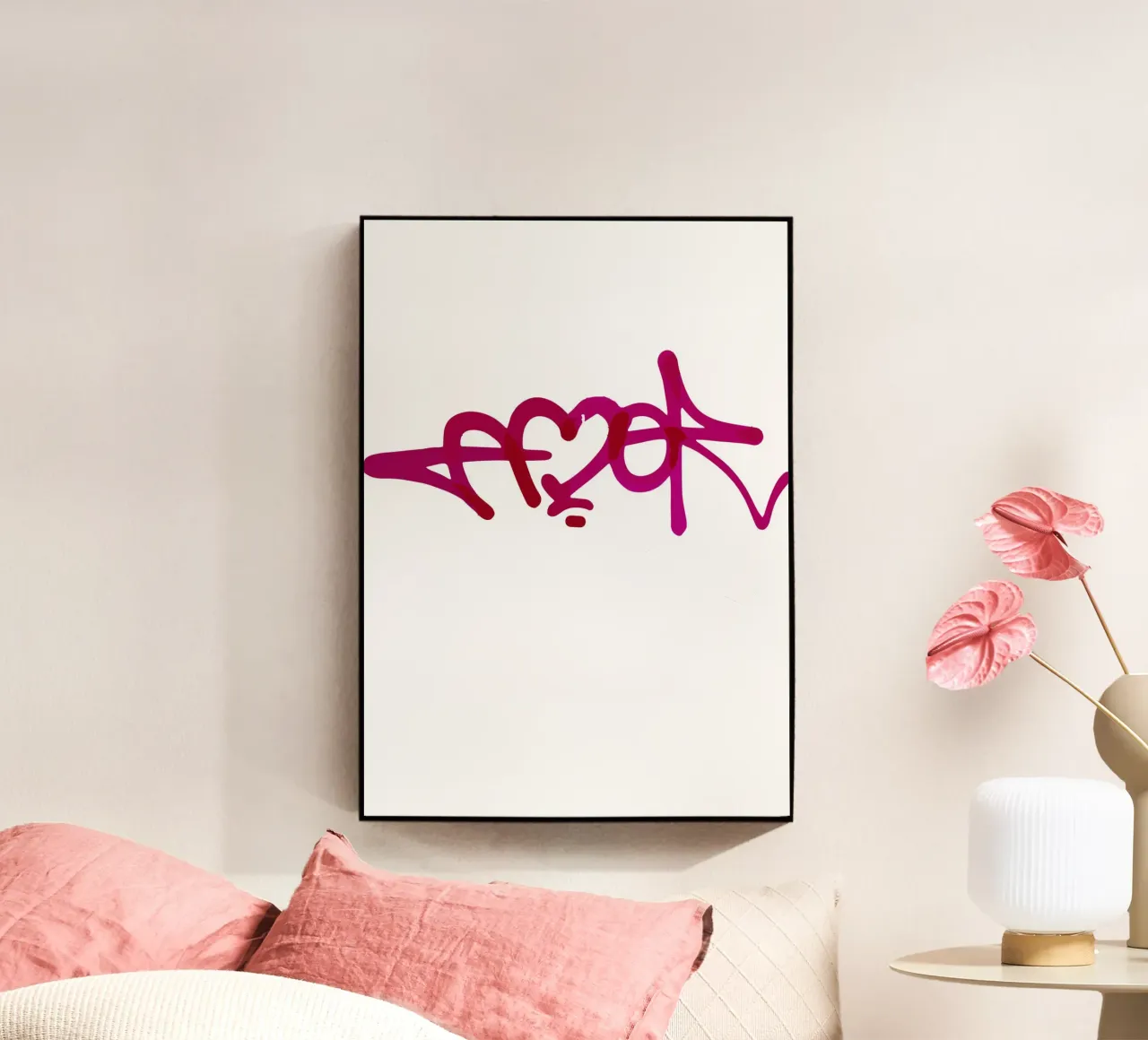 Graffiti Heartbeat plexiglass da ramosashop