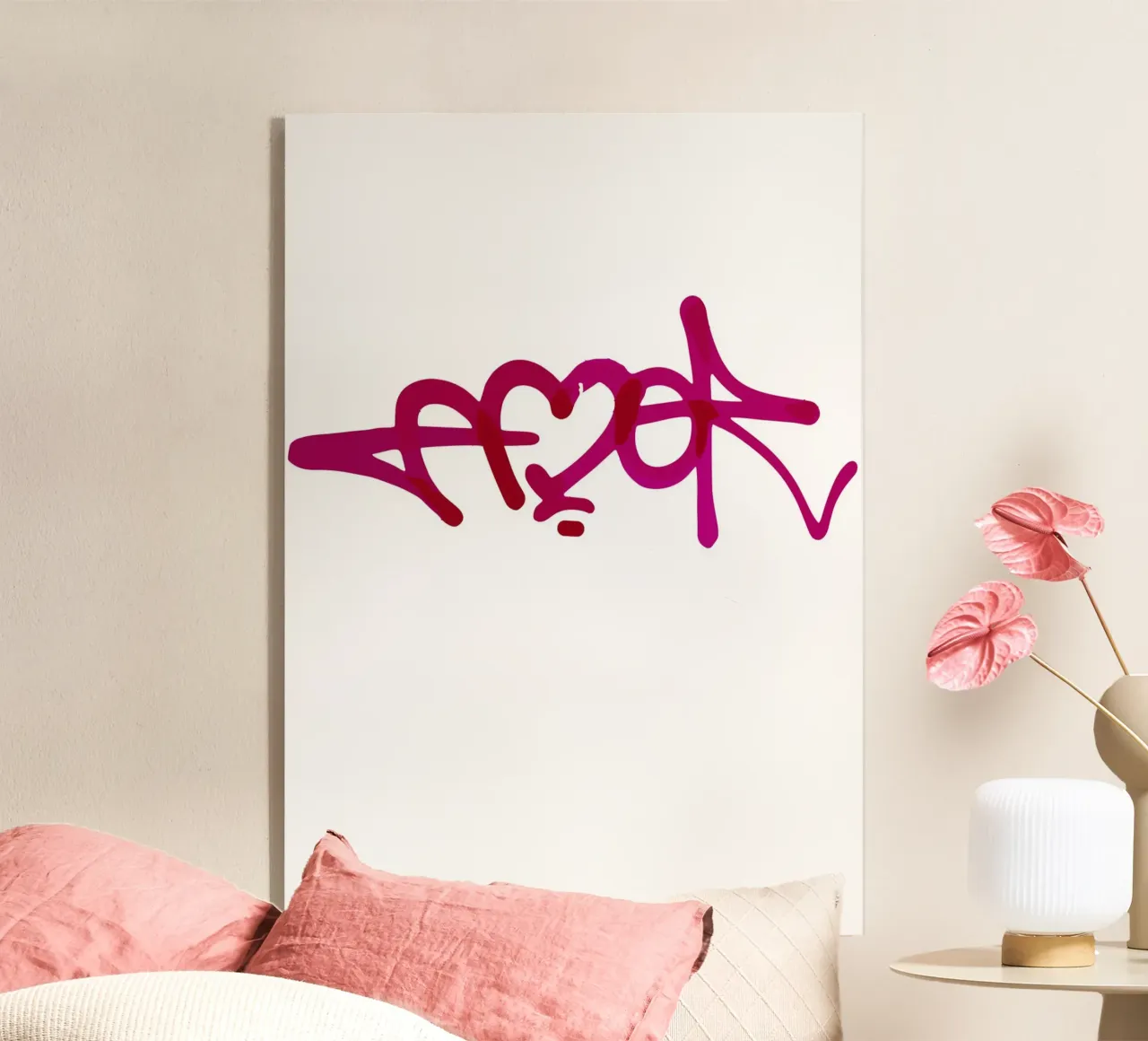 Graffiti Heartbeat plexiglass da ramosashop