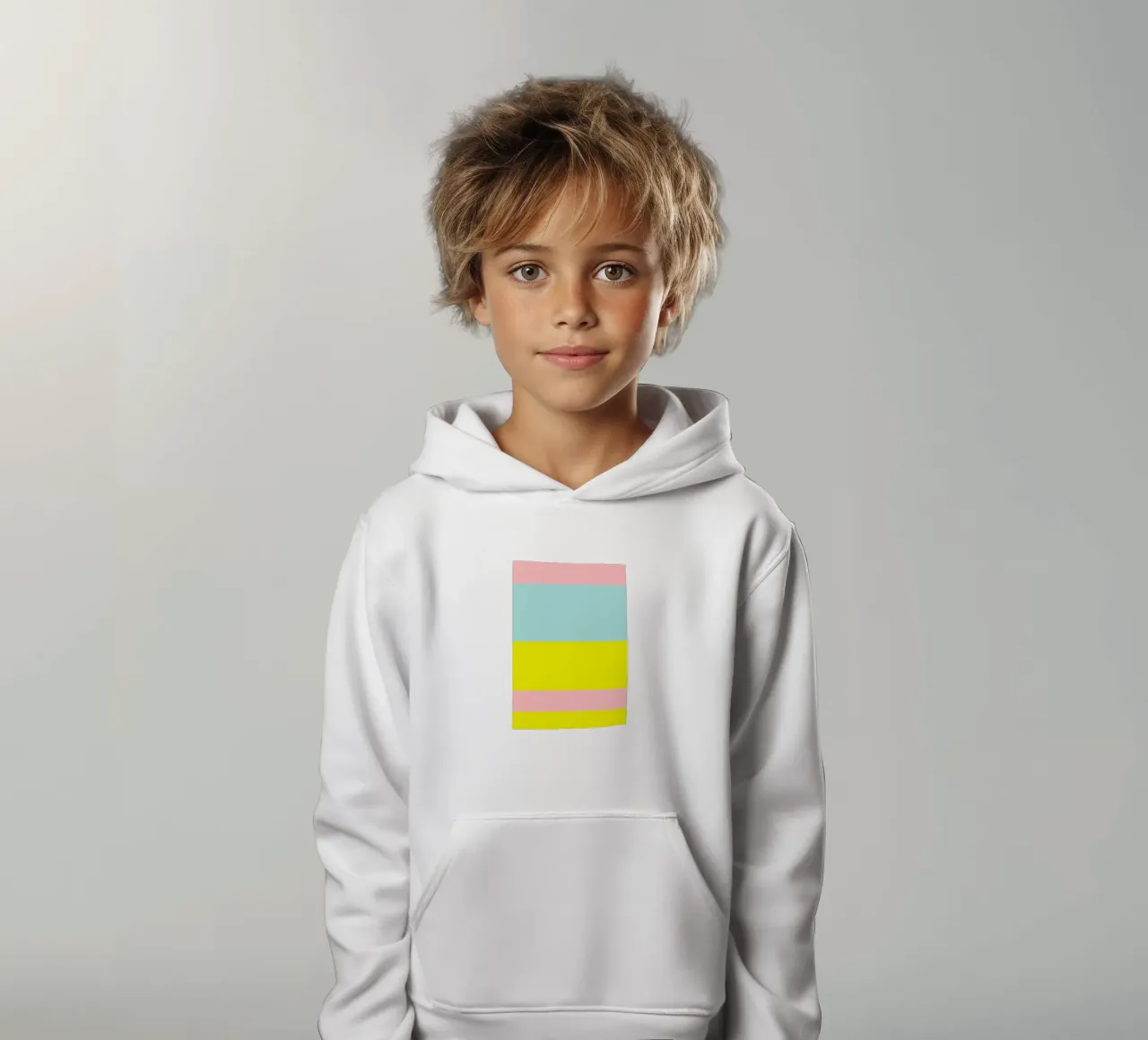 IBIZA. Colorblock 2 (2Varianten verfügbar) felpa bambino con cappuccio da FRICKE DESIGN