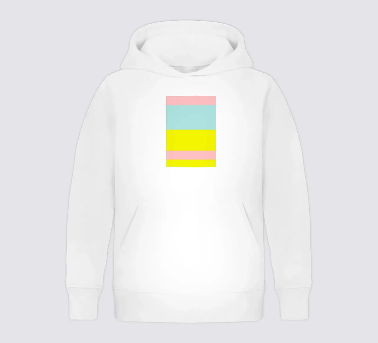 IBIZA. Colorblock 2 (2Varianten verfügbar) felpa bambino con cappuccio da FRICKE DESIGN