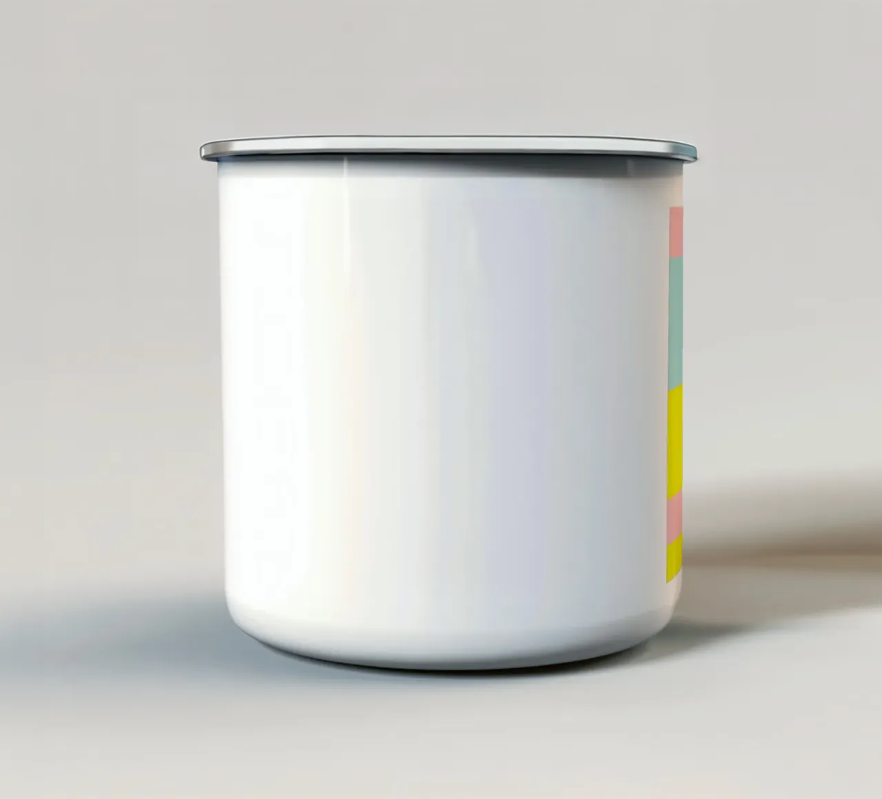 IBIZA. Colorblock 2 (2Varianten verfügbar) emaille mok van FRICKE DESIGN
