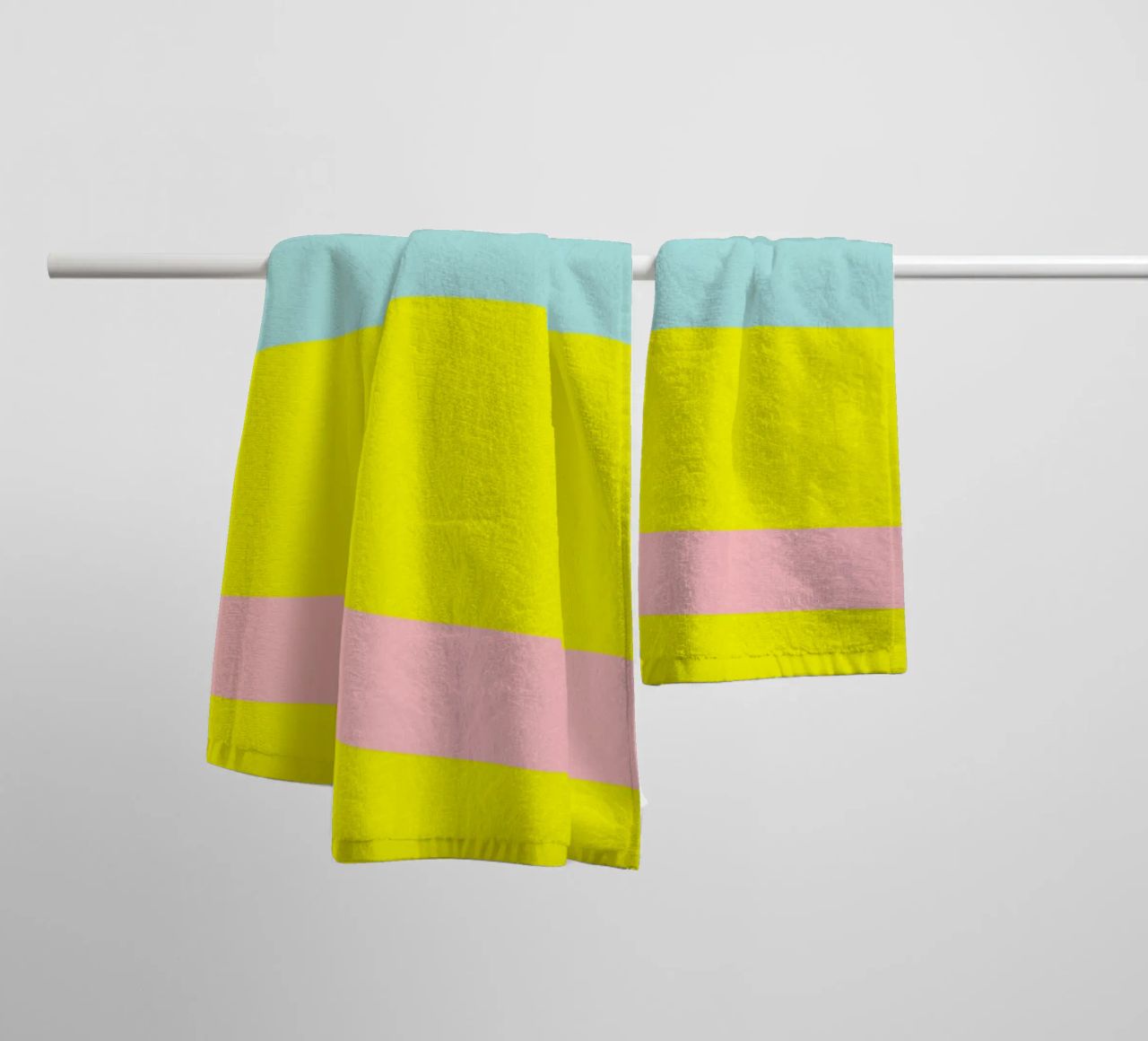 IBIZA. Colorblock 2 (2Varianten verfügbar) asciugamano da bagno da FRICKE DESIGN