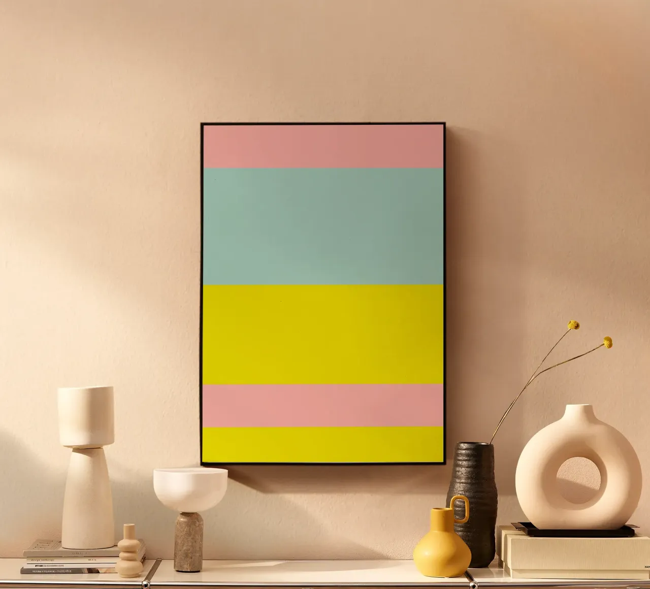IBIZA. Colorblock 2 (2Varianten verfügbar) acrylic glass by FRICKE DESIGN