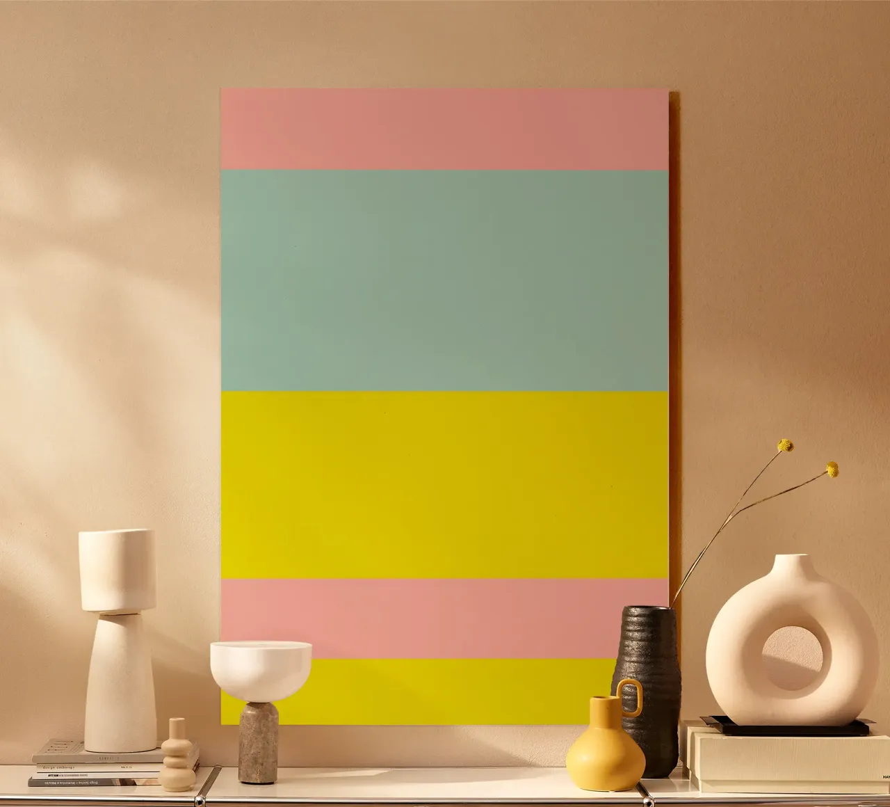 IBIZA. Colorblock 2 (2Varianten verfügbar) acrylic glass by FRICKE DESIGN