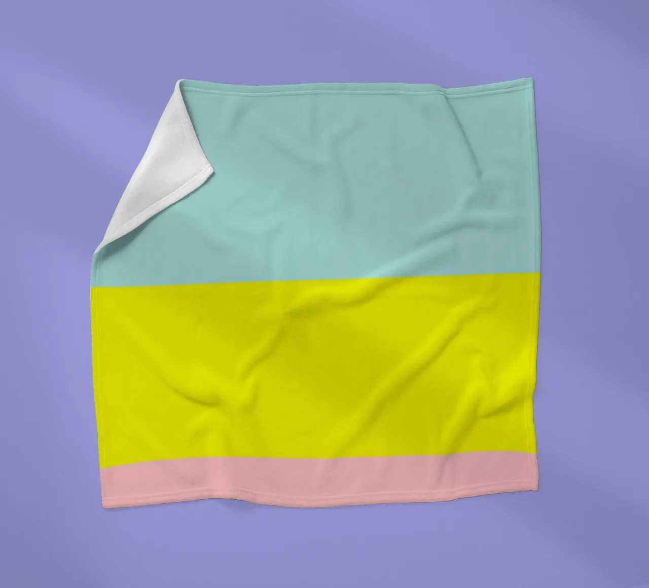 IBIZA. Colorblock 2 (2Varianten verfügbar) coperta in pile da FRICKE DESIGN