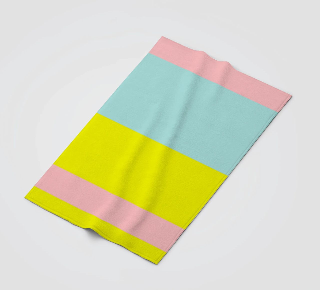 IBIZA. Colorblock 2 (2Varianten verfügbar) coperta in pile da FRICKE DESIGN