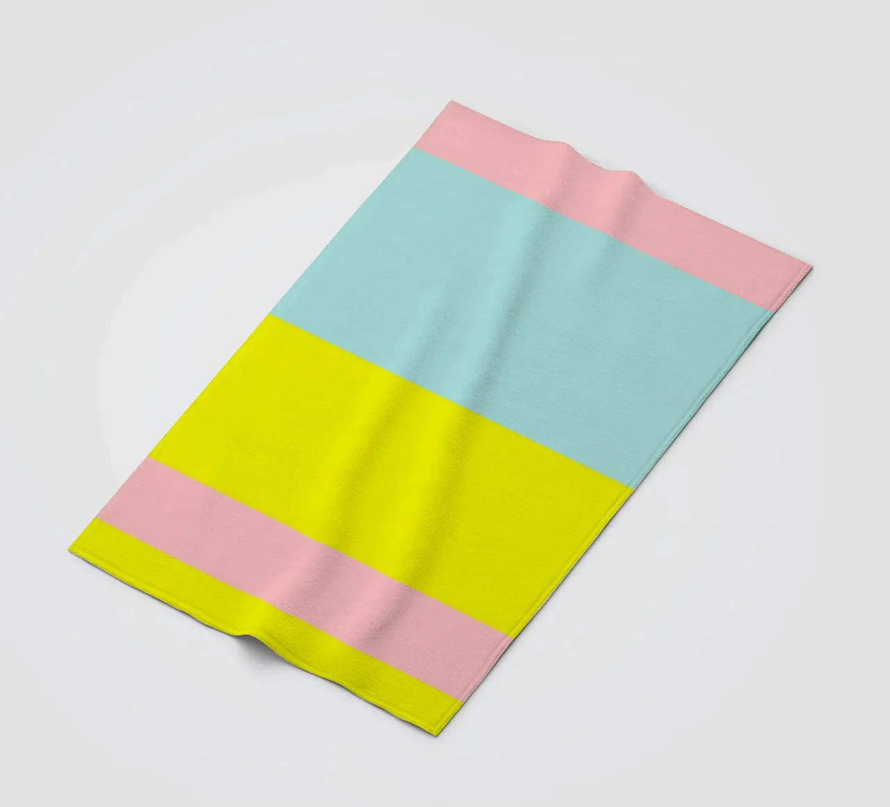 IBIZA. Colorblock 2 (2Varianten verfügbar) coperta in pile da FRICKE DESIGN