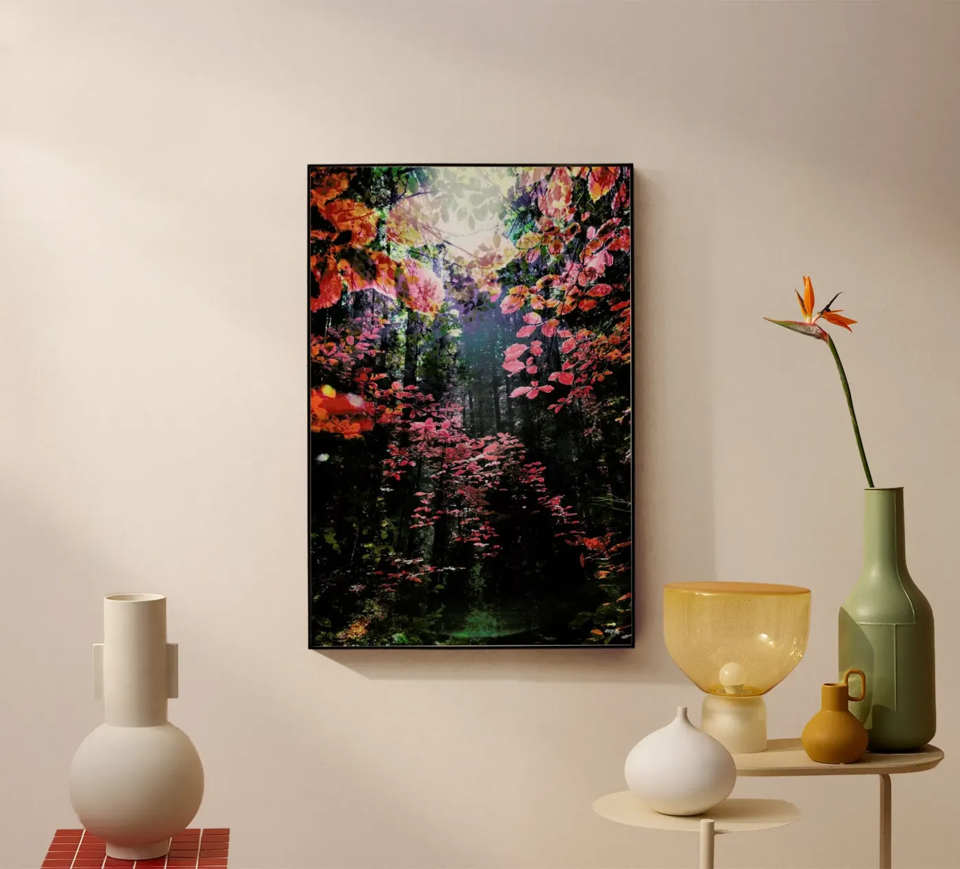 Enchanted acrylic glass by Angelo Cerantola