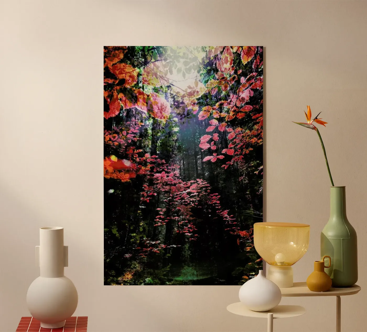 Enchanted acrylic glass by Angelo Cerantola