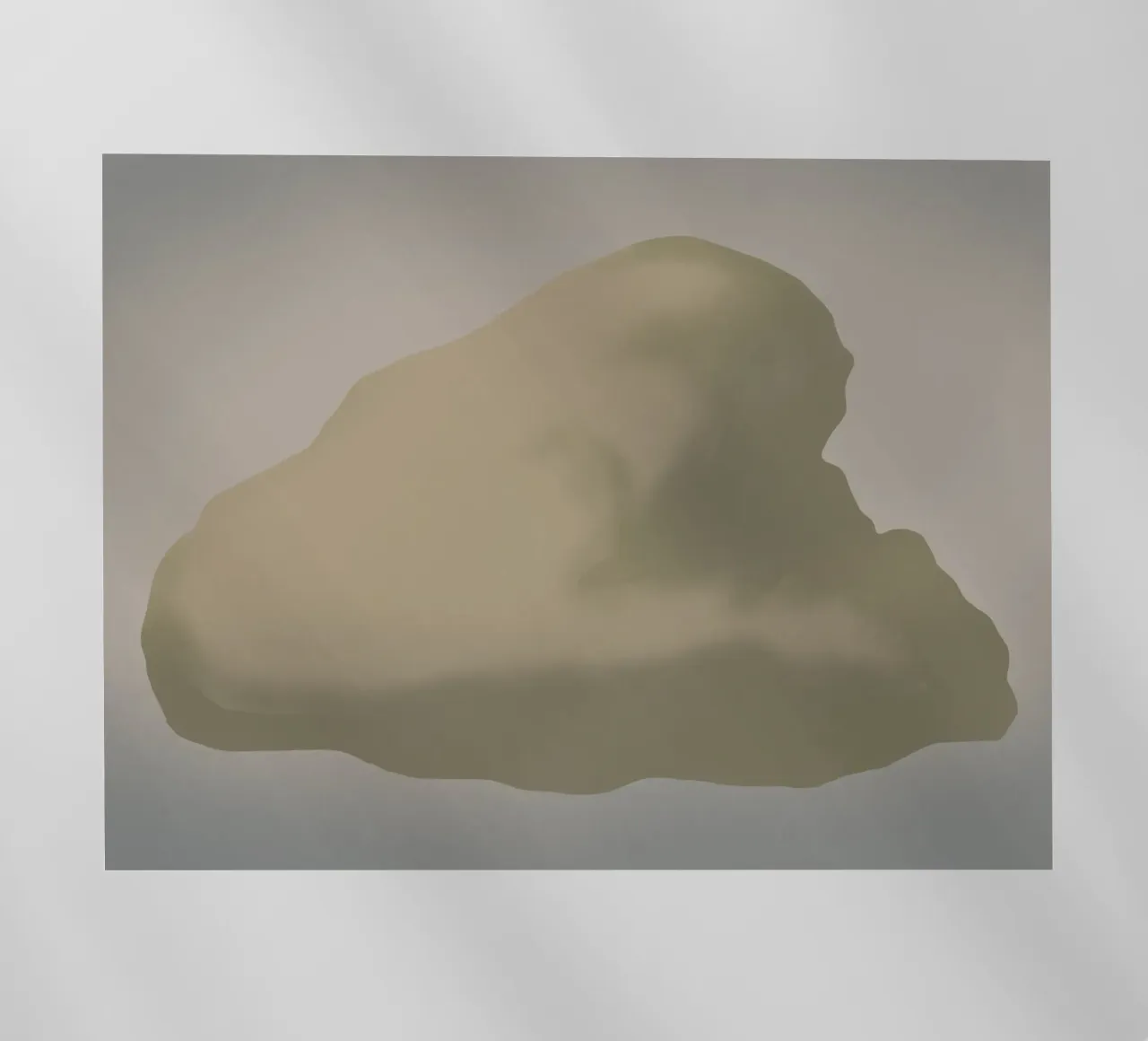 Scultura minimale in scala di grigi -Nuvola pellicola backlit da Little Dean