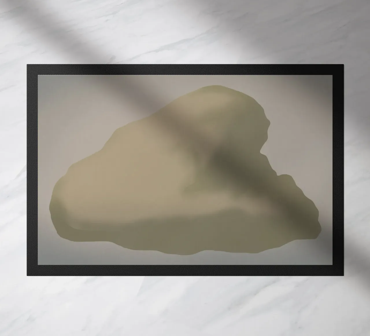 Scultura minimale in scala di grigi -Nuvola zerbino da Little Dean