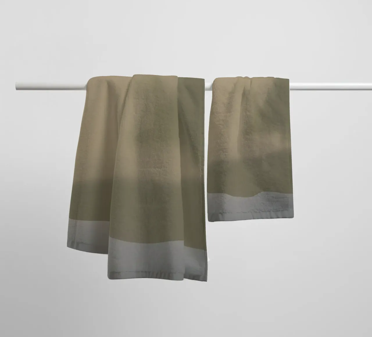 Scultura minimale in scala di grigi -Nuvola asciugamano da bagno da Little Dean