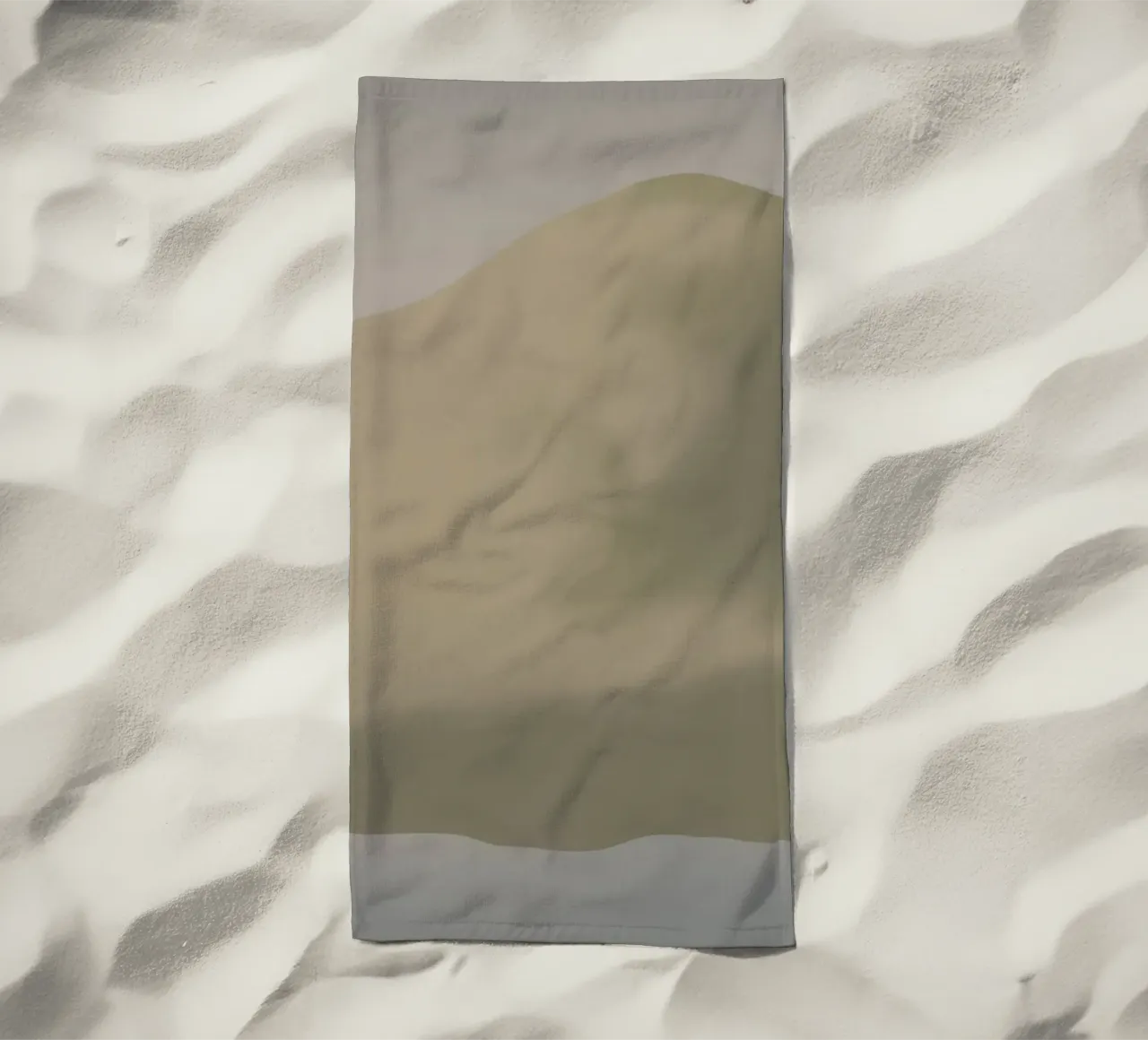 Scultura minimale in scala di grigi -Nuvola telo mare da Little Dean